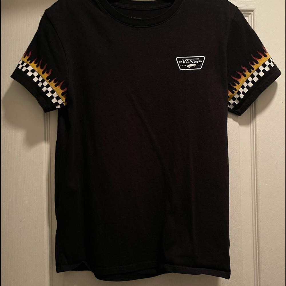 Vans flames t shirt